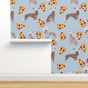 chinese crested dog hairless pizza cute food dog funny dog print sweet pet dogs