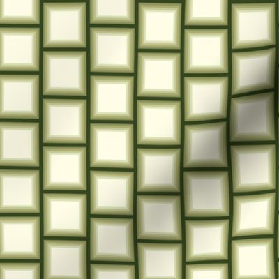 16-19C Olive Green Ombre Bricks || Forest Cream Off White Geometric Squares || Graphic Sage Green _Miss Chiff Designs