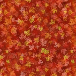 Faux Batik Red Maple