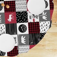 Happy Camper (90) || Wholecloth Quilt Top - Lumberjack collection