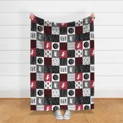 Happy Camper (90) || Wholecloth Quilt Top - Lumberjack collection