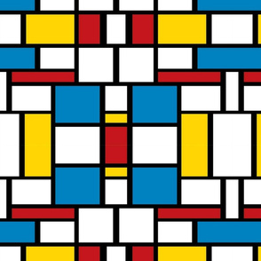 Sixties Color Block Pattern