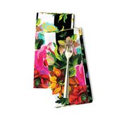 18" Floral Pop Stripes - Large Print Sideways / 90 degrees