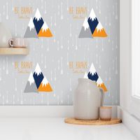 Move Mountains Orange + Grey + Navy 