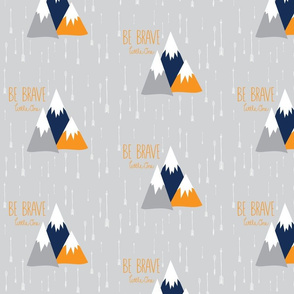 Move Mountains Orange + Grey + Navy 