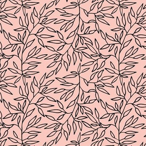 Small branches // Pink and black