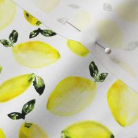 Watercolor lemons