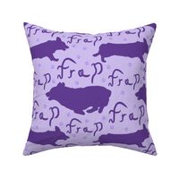 Pembroke Welsh Corgi frap - purple