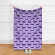 Pembroke Welsh Corgi frap - purple