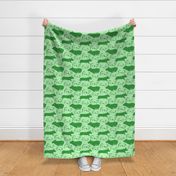 Pembroke Welsh Corgi frap - green