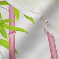 Osaka Trellis // Pink & Chartreuse