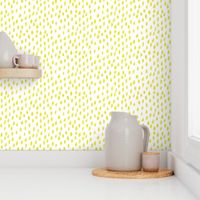 yellow water color dots