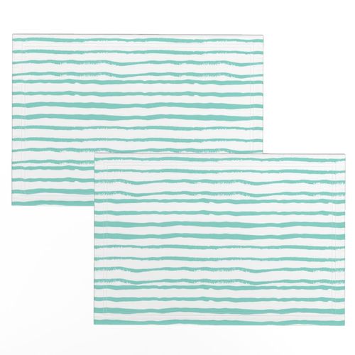 stripes mint hand painted mint stripe kids nursery coordinate simple scandi stripe fabric