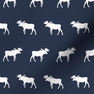 moose simple moose design navy blue kids simple design for baby nursery boy outdoors camping