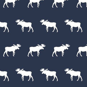 moose simple moose design navy blue kids simple design for baby nursery boy outdoors camping