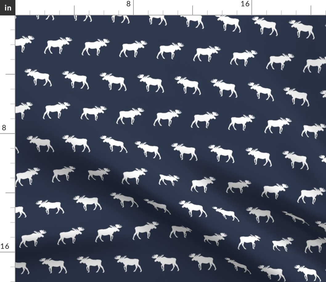 moose simple moose design navy blue kids simple design for baby nursery boy outdoors camping