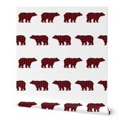 buffalo plaid bears kids nursery hunting camping kids cute nursery