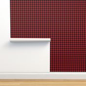 1" buffalo plaid black and red kids cute nursery hunting outdoors camping red and black plaid checks