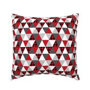 triangle buffalo plaid cheater quilt cute nursery kids boy 