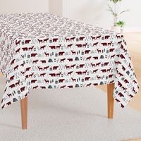 buffalo plaid woodland moose deer bear forest woodland trees camping canada kids