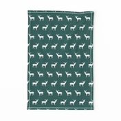 deer silhouette green christmas xmas holiday christmas deer woodland 