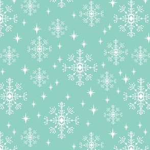 snowflake mint cute winter christmas design for christmas xmas holiday