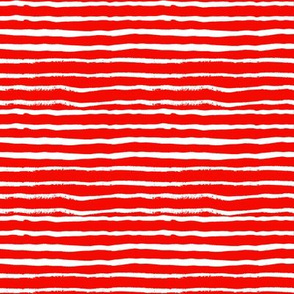 red and white hand painted stripes stripe christmas xmas red holiday