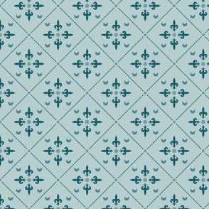 Living Room Wallpaper (Small Pattern)