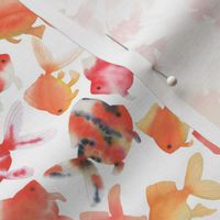 Small Scale Watercolor Goldfish