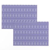 Large Scale Eyelet Lace in Purple
