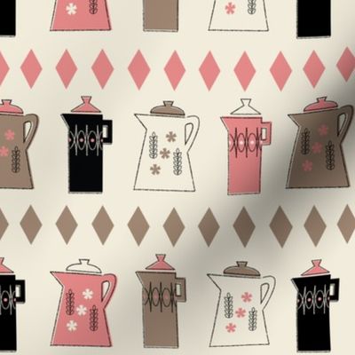 Coffee Pots in Cream