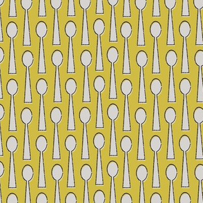 Spoons in Yellow