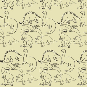 Dinosaur Outline
