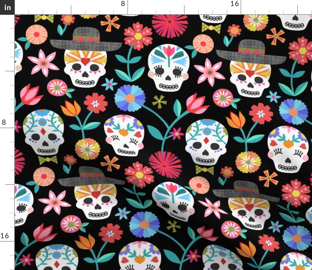 Sugar Skulls - Black large scale