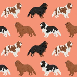 cavalier king charles spaniel dog cute pet dog dogs pets dog fabric
