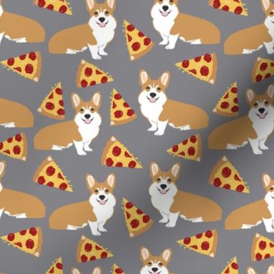 corgi pizza food cute dog pet corgi fabric for corgi owners dog lovers cute funny dog fabric