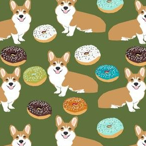 corgi donuts cute corgi novelty print for corgi owners corgi dog food funny corgi print