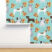 pitbull terrier pizza mint dog dog breed funny dog pizza novelty design pizza food cute dog pets