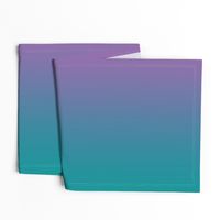 Ombre Teal and  Purple