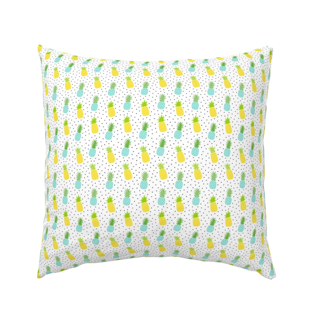 pineapples + sky blue :: fruity fun