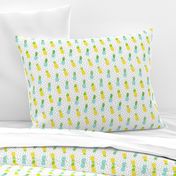 pineapples + sky blue :: fruity fun