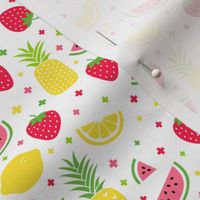 fruity mix plus :: fruity fun lemons strawberries pineapples watermelons