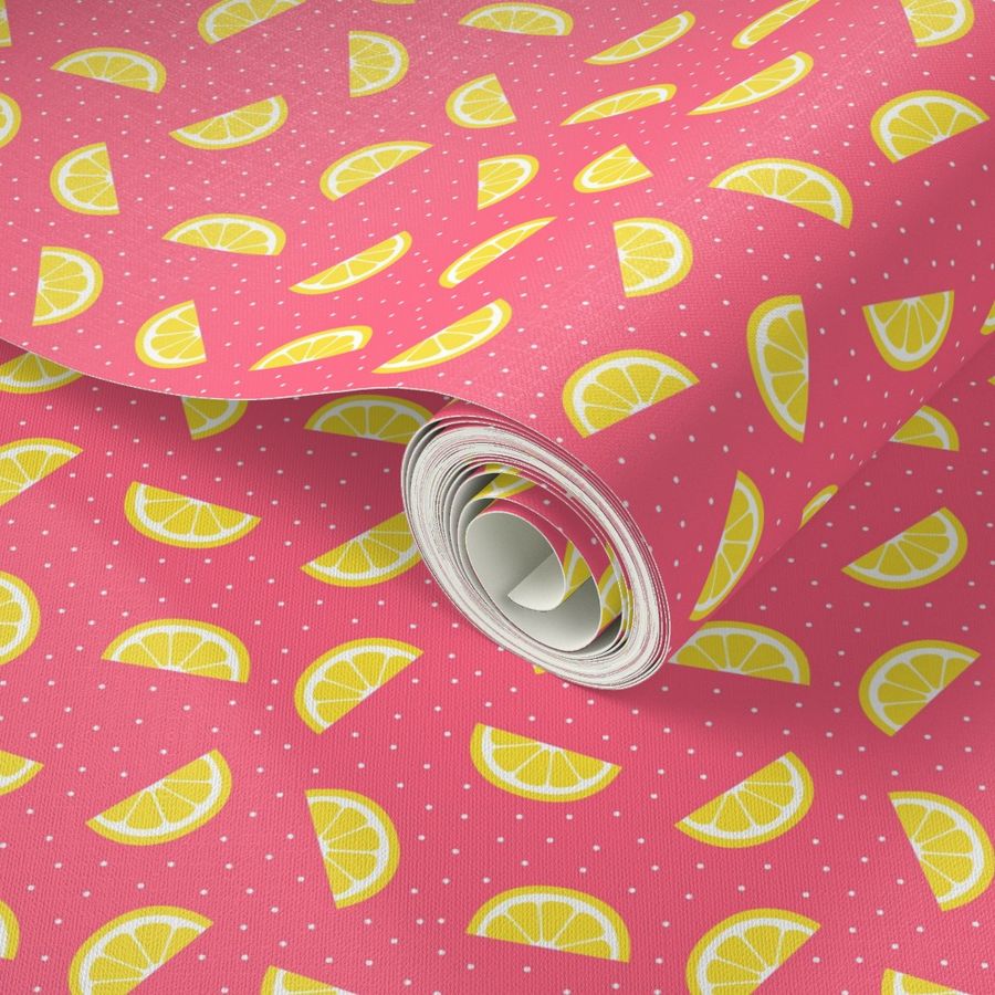 lemon slices pink :: fruity fun