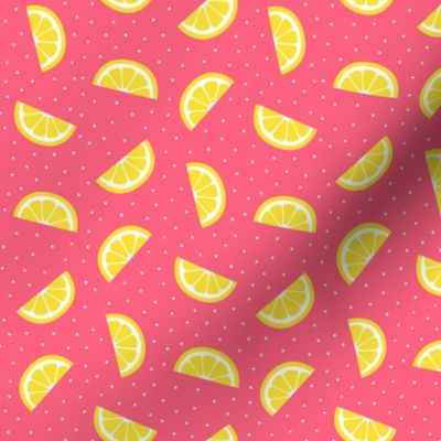 lemon slices pink :: fruity fun