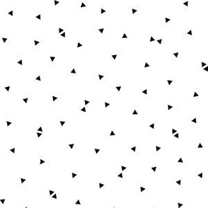 triangle confetti black white :: fruity fun