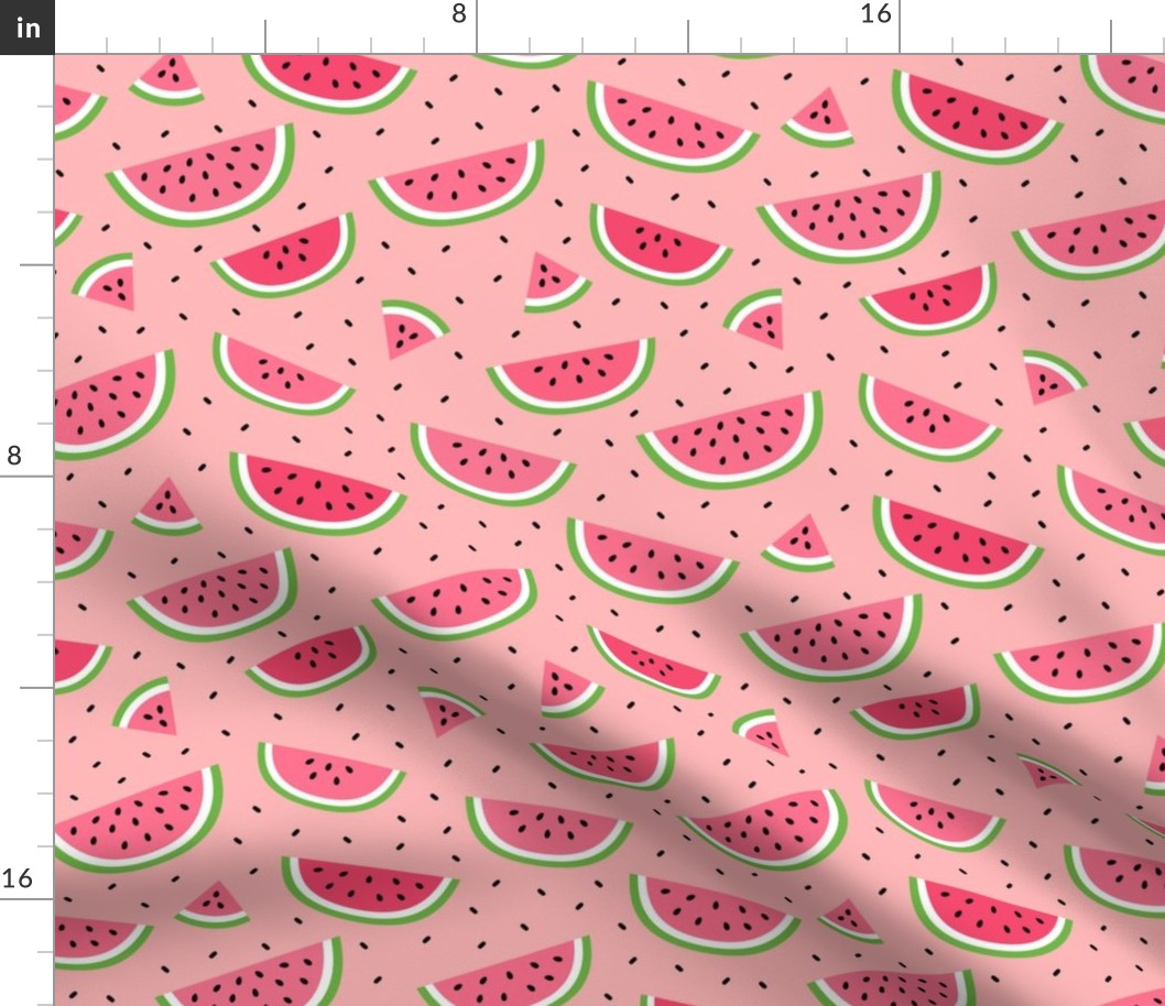 watermelons light pink :: fruity fun bigger