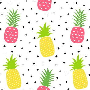 pineapples + pink :: fruity fun bigger