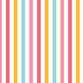 little one pinks :: stripes vertical