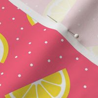 lemon slices pink :: fruity fun bigger