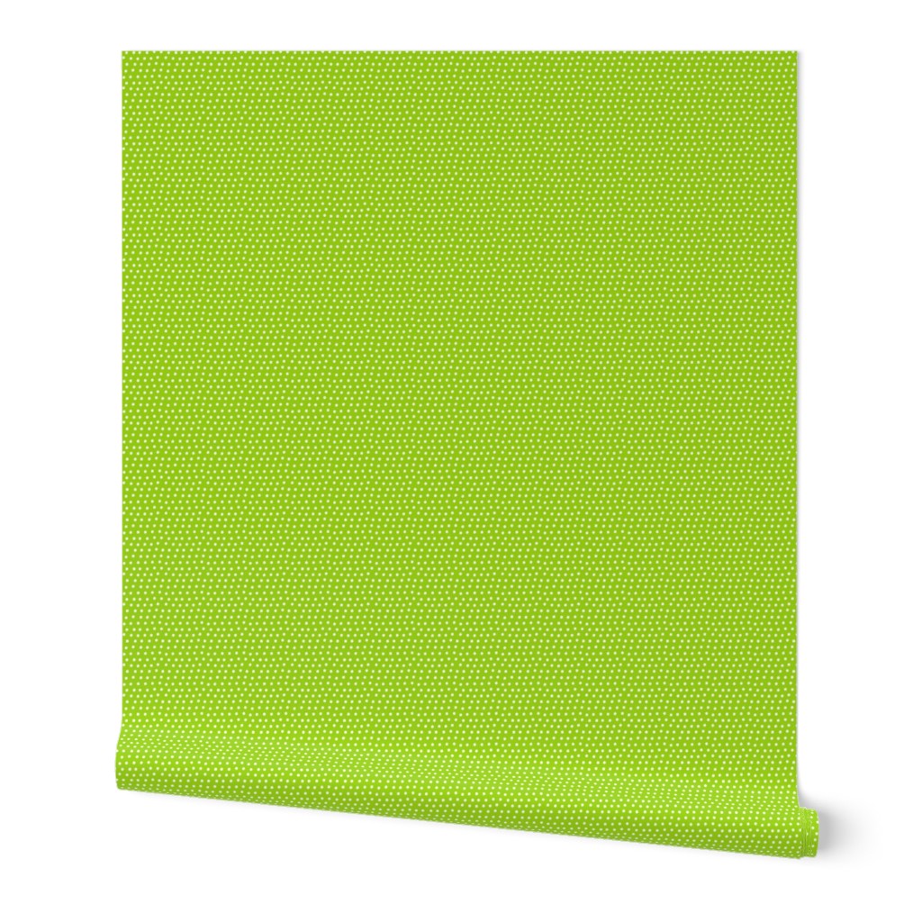 dots lime green :: fruity fun